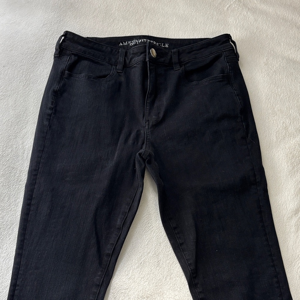 American Eagle Outfitters black jeans size 10 short